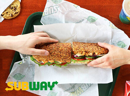 Grote Sub (30 cm) + cookie bij Subway in Assen