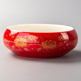 Grote Thee Wassen Kommen Chinese Thee Set Thee Cup Gewassen Thee Kom Multifunctionele Bloempot Keramische Accessoires Theeceremonie Set DP095BZ