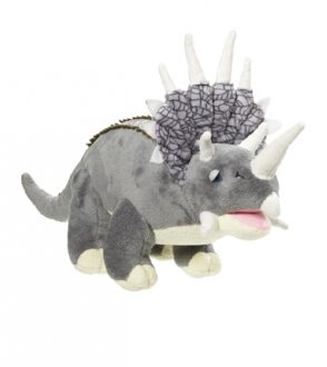 Grote Triceratops knuffel 42 cm Grijs