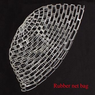 Grote Visnet 100cm120cm Vliegvissen Landing Trout Net Rubber Vervanging Zak Pesca Apparatuur Ghost
