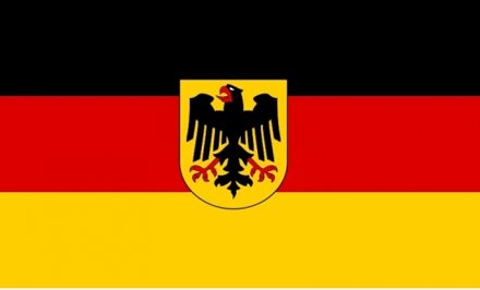 Grote vlag Duitsland met adelaar 150 x 240 cm