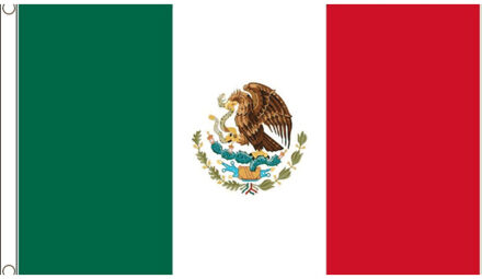 Grote vlag Mexico 150 x 240 cm