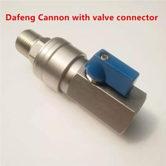 Grote Wind Gun Quick Connector Met Schakelaar Klep Hogedruk Slip Staal Gezamenlijke Luchtpijp Pneumatische Tool Wind Gun Accessoires Donkergrijs