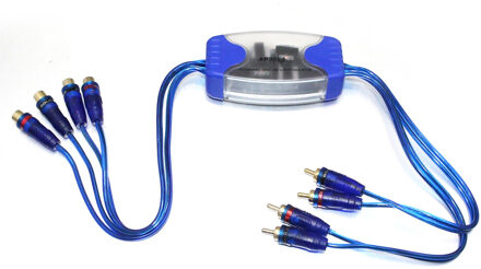 Ground Loop Noise Isolator voor Auto Audio Systeem Home Stereo met 9cm x 4.5cm x 2.2cm Audio kabel Noise Cancelling
