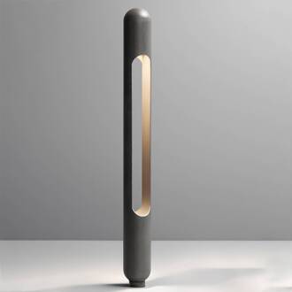 Grounding LED tuinpadverlichting, roestvrij staal, zwart