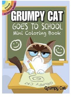 Grumpy Cat Goes to School Mini Coloring Book