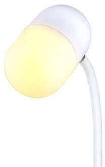 Grundig Bureaulamp LED 3-in-1 - Draadloze Telefoonoplader Qi technologie - Bluetooth Speaker - Leeslamp - Wit