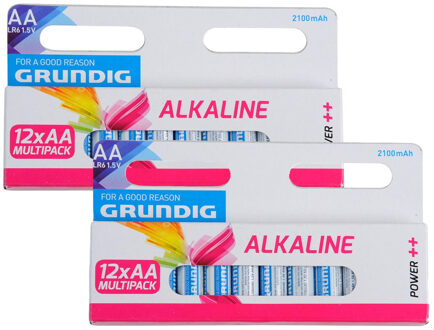 Grundig Grunig Batterijen penlites voordeelpakket - AA - 24x stuks