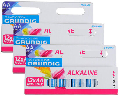 Grundig Grunig Batterijen penlites voordeelpakket - AA - 36x stuks