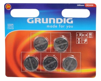 Grundig Knoopcel batterijen - 20x stuks - CR2430 - 3V - knoopcelbatterijen