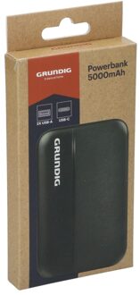 Grundig Powerbank 5000mah Zwart