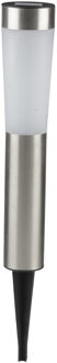 Grundig Prikspot - solar - tuinverlichting - RVS - 56 cm Zilver