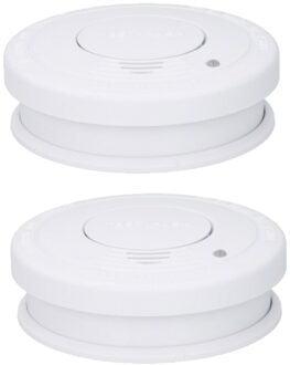 Grundig Rookmelder - 2x - wit - optische rookmelder - infrarood - 10 cm