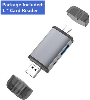 Grwibeou Kaartlezer Micro Usb 2.0 Type C Naar Sd Micro Sd Tf Adapter Accessoires Otg Cardreader Smart Memory Sd kaartlezer