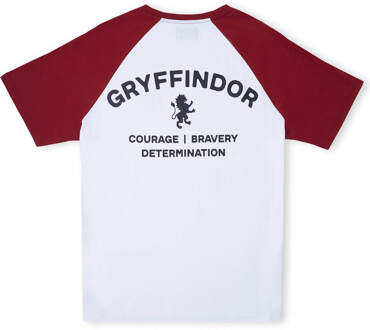 Gryffindor House Panelled T-Shirt - Burgundy - XXL Wijnrood