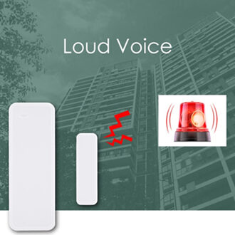 GS-WDS07 Draadloze Deur Raam Sensor Magnetische Strip 433 Mhz Voor Alarm Thuis Systeem