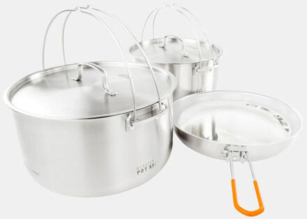 GSI Outdoors Glacier Stainless Troop Cookset Assortiment - One size