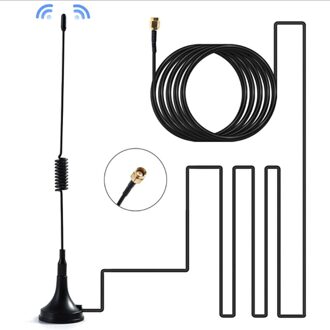 Gsm Gprs Antenne 900 -1800Mhz 3dbi Sma Kabel 1 M Afstandsbediening Magnetische Base