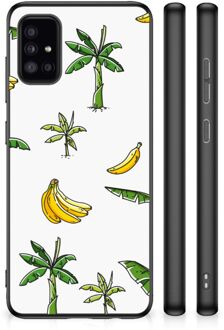 GSM Hoesje Samsung Galaxy A51 Mobiel TPU Hardcase met Zwarte rand Banana Tree