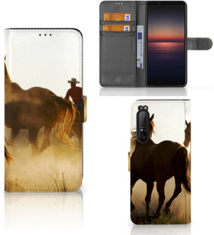 GSM Hoesje Sony Xperia 1 II Bookcase Cowboy