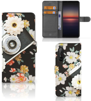 GSM Hoesje Sony Xperia 1 II Bookcover Vintage Camera