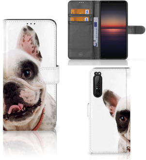 GSM Hoesje Sony Xperia 1 II Bookstyle Case Franse Bulldog