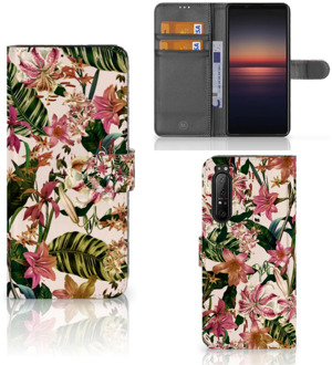 GSM Hoesje Sony Xperia 1 II Fotohoesje ontwerpen Flowers