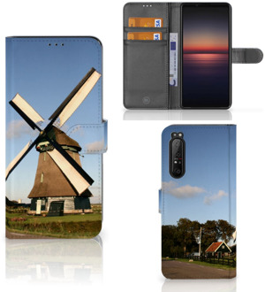 GSM Hoesje Sony Xperia 1 II Mobiel Bookcase Molen