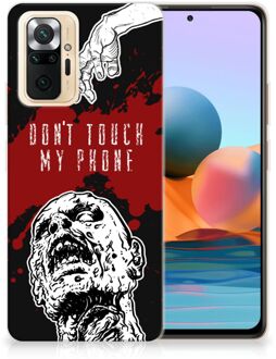 GSM Hoesje Xiaomi Redmi Note 10 Pro Back Case TPU Siliconen Hoesje Zombie Blood