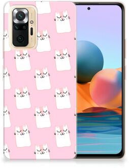 GSM Hoesje Xiaomi Redmi Note 10 Pro Beschermhoesje Sleeping Cats