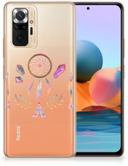 GSM Hoesje Xiaomi Redmi Note 10 Pro Bumper Hoesje Doorzichtig Boho Dreamcatcher