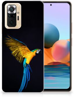 GSM Hoesje Xiaomi Redmi Note 10 Pro Bumper Hoesje Papegaai