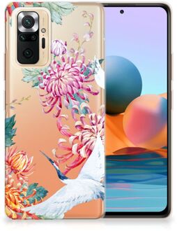 GSM Hoesje Xiaomi Redmi Note 10 Pro Smartphonehoesje Customize Bird Flowers