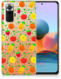 GSM Hoesje Xiaomi Redmi Note 10 Pro TPU Bumper Doorzichtig Fruits