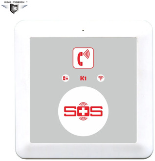 GSM Home Alarm Panel SOS Caller Alarm Dialer Emergency SOS Button Phone Dialer Panel for Elderly Care King Pigeon K1