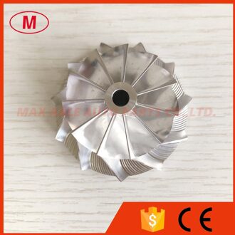 GT15-25 11 + 0 blades 36.30/49.00mm hoge prestaties turbo billet/frezen/aluminium 2618 compressor wiel