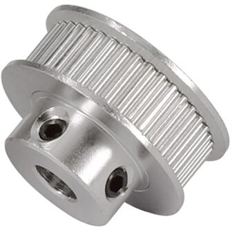 GT2 Aluminium Distributieriem Katrol Met 60 Tanden 6.35Mm Distributieriem Breedte Voor 3D Printer 6.35Mm Breed distributieriem