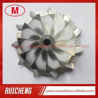 GTA15-26 44.50/60.00mm 11 + 0 blades turbo billet/frezen/aluminium 2618 compressor wiel