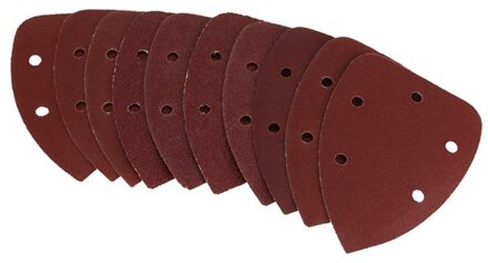 Gtbl 10Pcs Triple-Gedreven Klittenband 60 80 120 Grit Schuren Kit Schuurpapier Schuurpapier 140 Mm