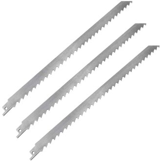 Gtbl 12Inch Reciprozaag Blade Voor Voedsel Snijden Grote Tanden Zaagbladen Voor Freeze Vlees, ijsblokjes 3Pcs