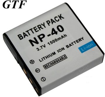 GTF 1500 mAh Digitale camera batterij CNP40 NP-40 Voor EX P Z1050 Z200 Z750 Z1000 Z1200 Z1080 Z30 Z40 Z50 Z55 Z57 FC100 Z700 Z600
