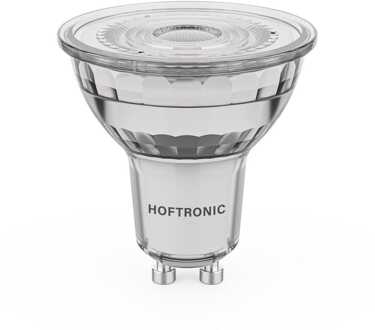 GU10 LED Spot - 4 Watt 345 Lumen - 2700K Warm wit - Dimbaar - Vervangt 50 Watt - LED Reflector Transparant