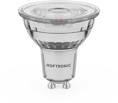 GU10 LED Spot - 4 Watt 345 Lumen - 4000K Neutraal wit - Dimbaar - Vervangt 50 Watt - LED Reflector Transparant