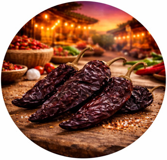 Guajillo chilipeper heel