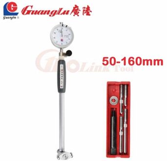 Guanglu Dial Bore Gauge18-35mm 35-50 Mm 50-160 Mm/0.01 Mm Center Ring Meetklok Micrometer meters Meetinstrumenten 50-160mm