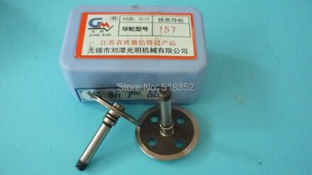 Guangming 157 OD38mmx L39mm Threading dia.6mm Hoge Precisie Cr12 Gids wiel (katrol) voor Draadvonkmachines Parts