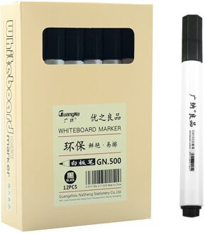 Guangna De Kantoorbenodigdheden Whiteboard Markers Voor Kinderen Briefpapier Voor School White Board Viltstiften Klaslokaal Levert zwart