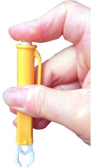 Guard and Care 1x Stuks gele tekentang/tekentangen 12 cm