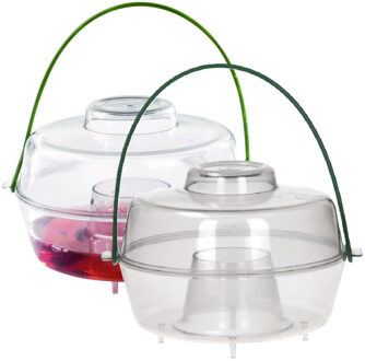 Guard and Care Wespenvanger - 2x - wespenval - met hengsel - van kunststof - 13 cm