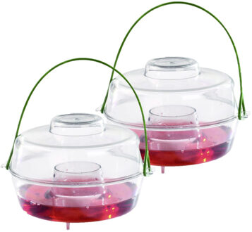 Guard and Care Wespenvanger - 4x stuks - wespenval - met hengsel - van kunststof - 13 cm